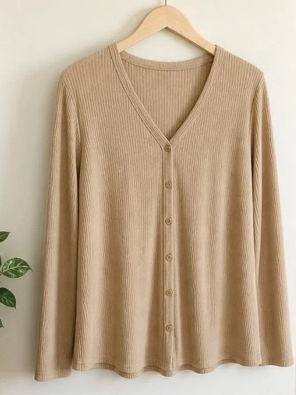 🧡 Everyday Ribbed V-Neck But…